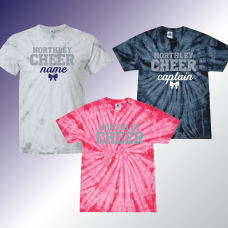 Northley Cheer Custom Tie Dye Tee